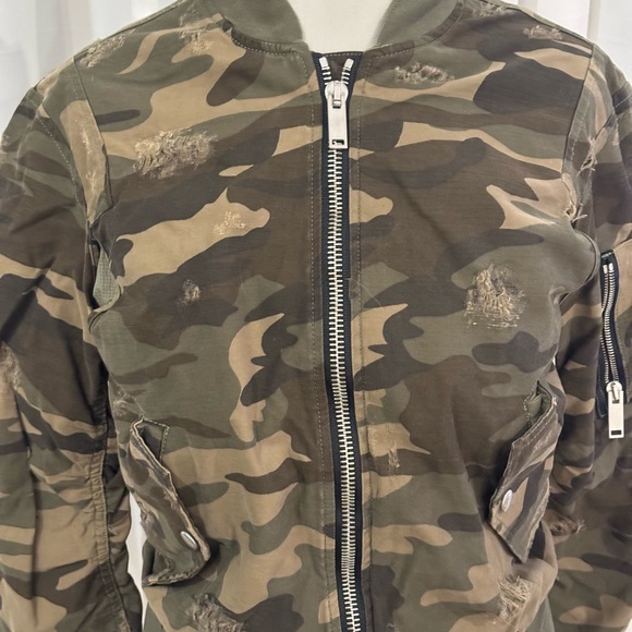 Ben Taverniti Unravel Project - bomber camouflage jacket - Picture 9 of 9